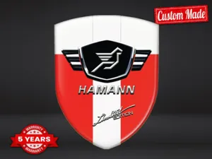 Hamann Resin decals Racing Edition Sleek Domed Style